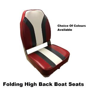 folding high back boat seats