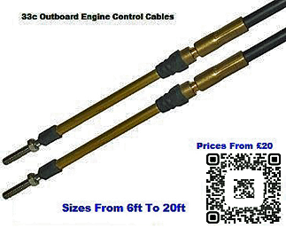 outboard engine control cable 33c c2