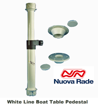 removable boat table pedestal